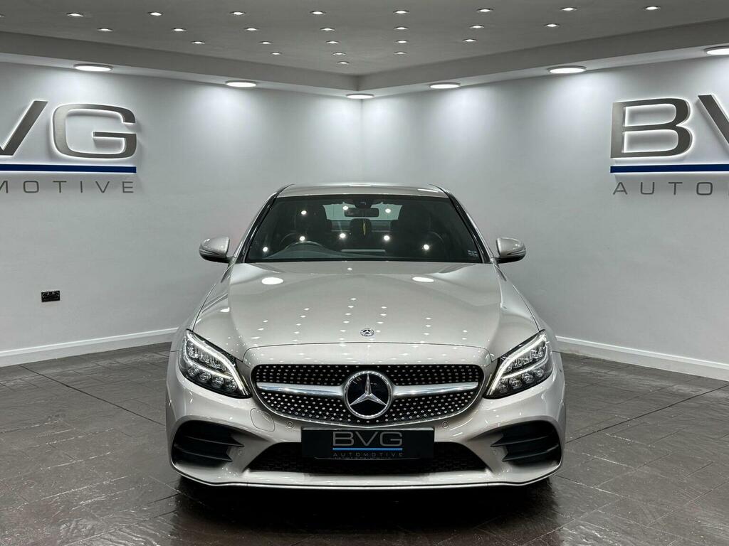 Mercedes-Benz C Class Saloon 2.0 C220d Amg Line G-tronic Euro 6 Ss 4 Silver #2