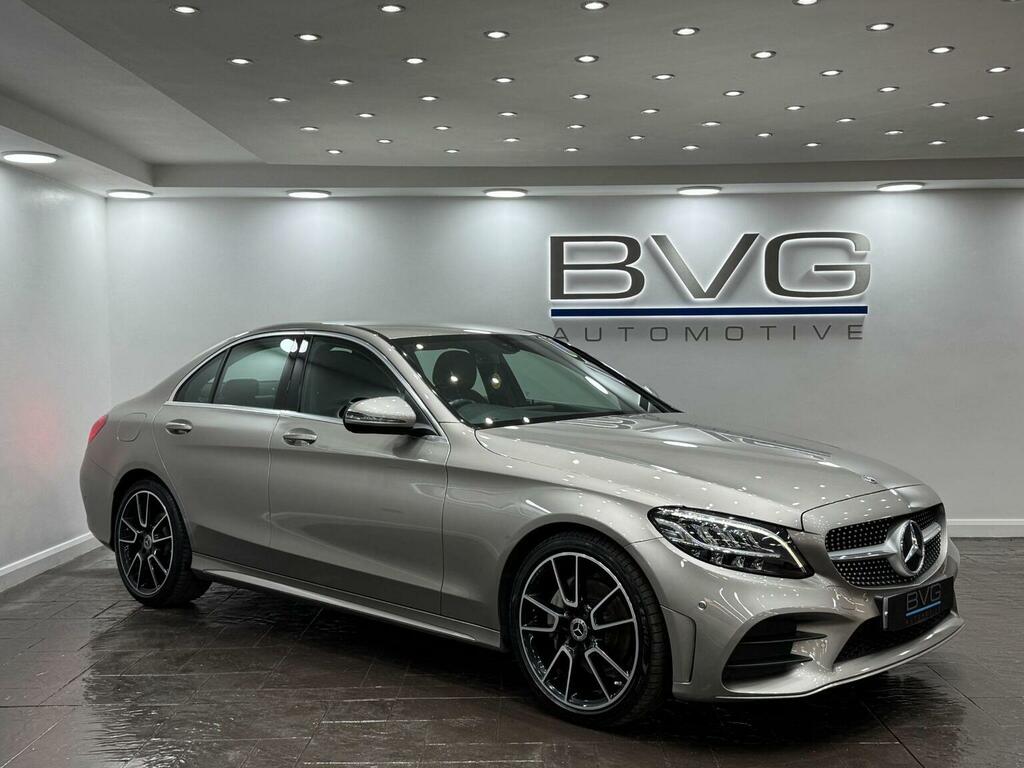 Mercedes-Benz C Class Saloon 2.0 C220d Amg Line G-tronic Euro 6 Ss 4 Silver