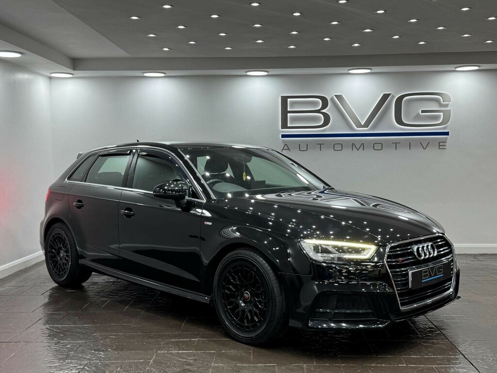 Audi A3 Hatchback 1.6 Tdi 30 S Line Sportback S Tronic Eur Black
