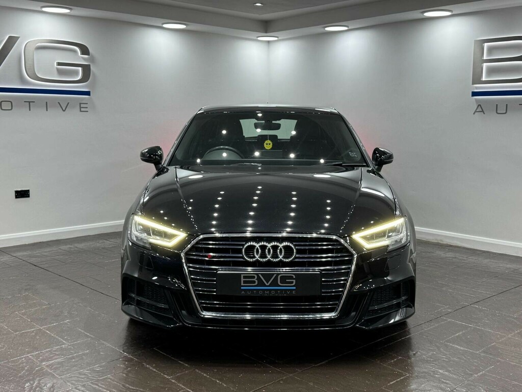 Audi A3 Hatchback 1.6 Tdi 30 S Line Sportback S Tronic Eur EO69FUE Black #2