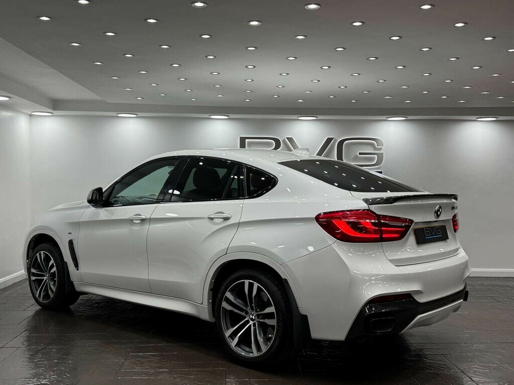 BMW X6 3.0 M50d Xdrive Euro 6 Ss White #4