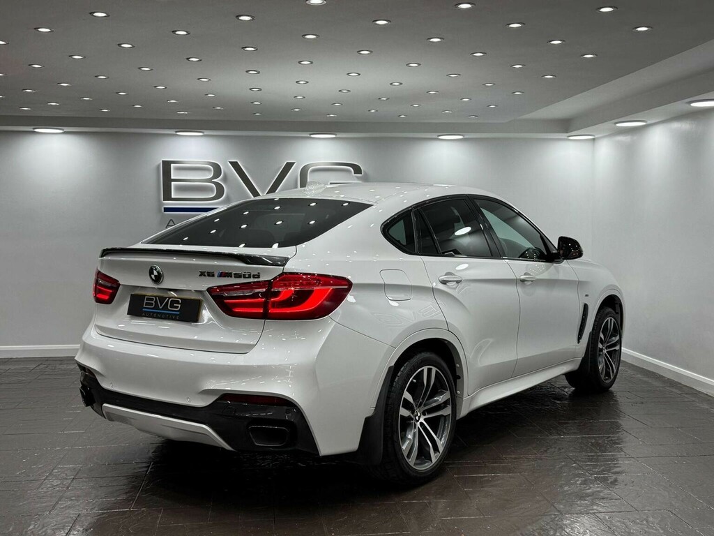 BMW X6 3.0 M50d Xdrive Euro 6 Ss White #6