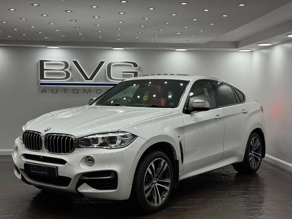BMW X6 3.0 M50d Xdrive Euro 6 Ss White #3