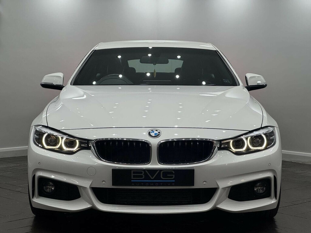 BMW 4 Series Gran Coupe Hatchback 2.0 420D M Sport Euro 6 Ss 2017 LB67EFM White #2