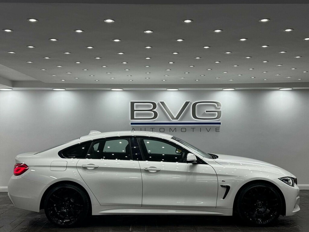 BMW 4 Series Gran Coupe Hatchback 2.0 420D M Sport Euro 6 Ss 2017 LB67EFM White #4