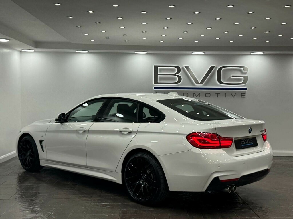 BMW 4 Series Gran Coupe Hatchback 2.0 420D M Sport Euro 6 Ss 2017 LB67EFM White #6