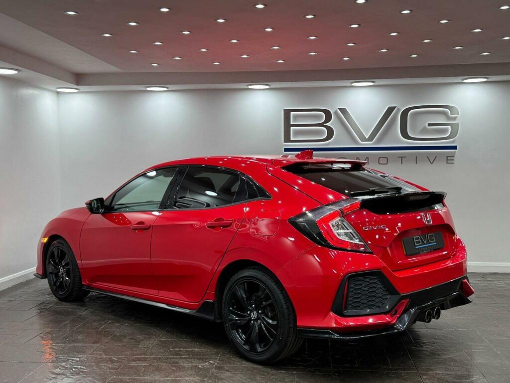 Honda Civic Hatchback 1.5 Vtec Turbo Sport Cvt Euro 6 Ss Red #6