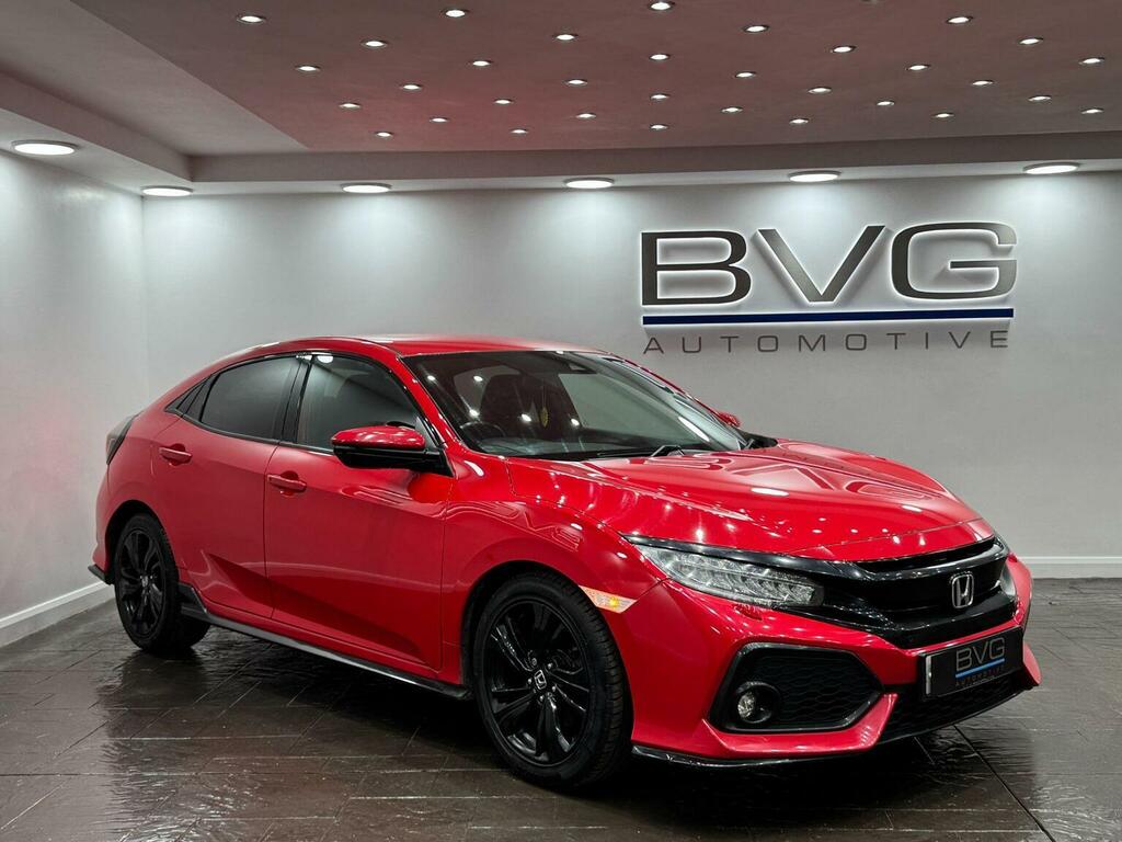 Honda Civic Hatchback 1.5 Vtec Turbo Sport Cvt Euro 6 Ss Red