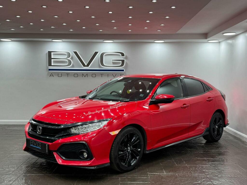 Honda Civic Hatchback 1.5 Vtec Turbo Sport Cvt Euro 6 Ss Red #3