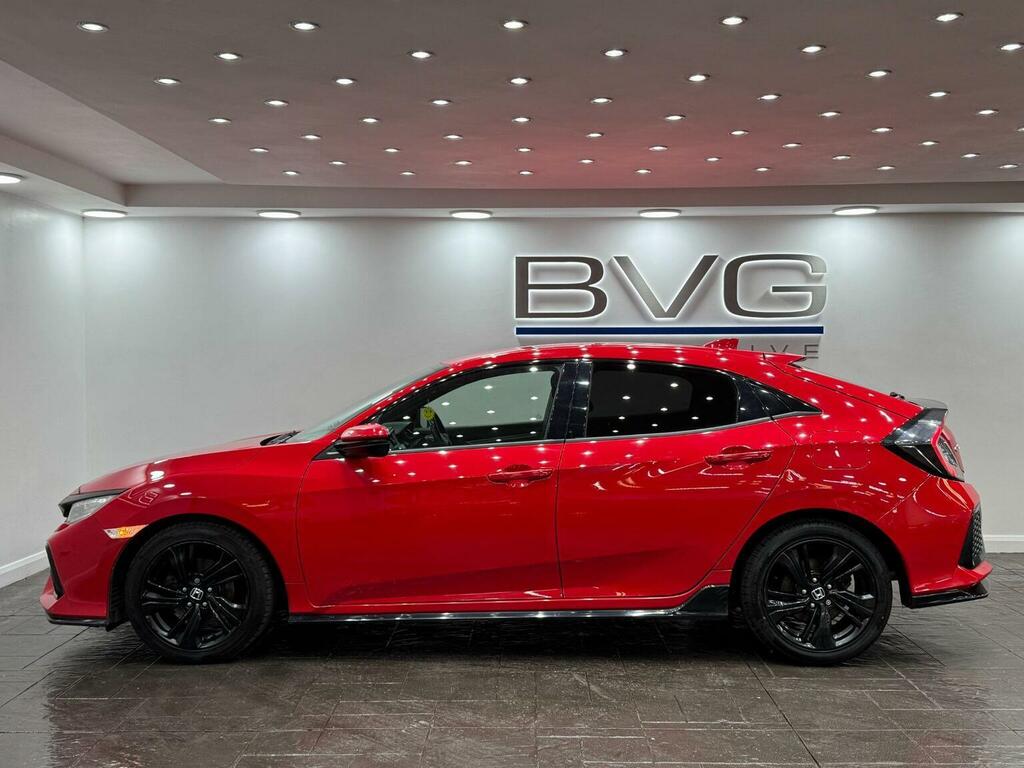 Honda Civic Hatchback 1.5 Vtec Turbo Sport Cvt Euro 6 Ss Red #5
