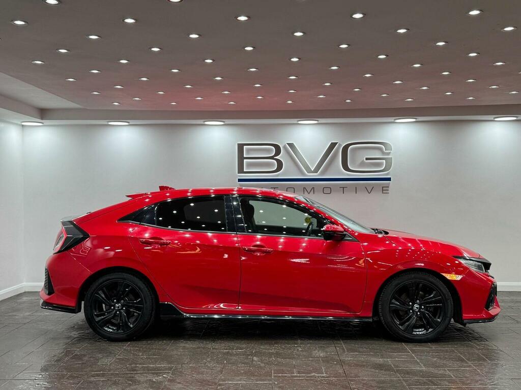 Honda Civic Hatchback 1.5 Vtec Turbo Sport Cvt Euro 6 Ss Red #4