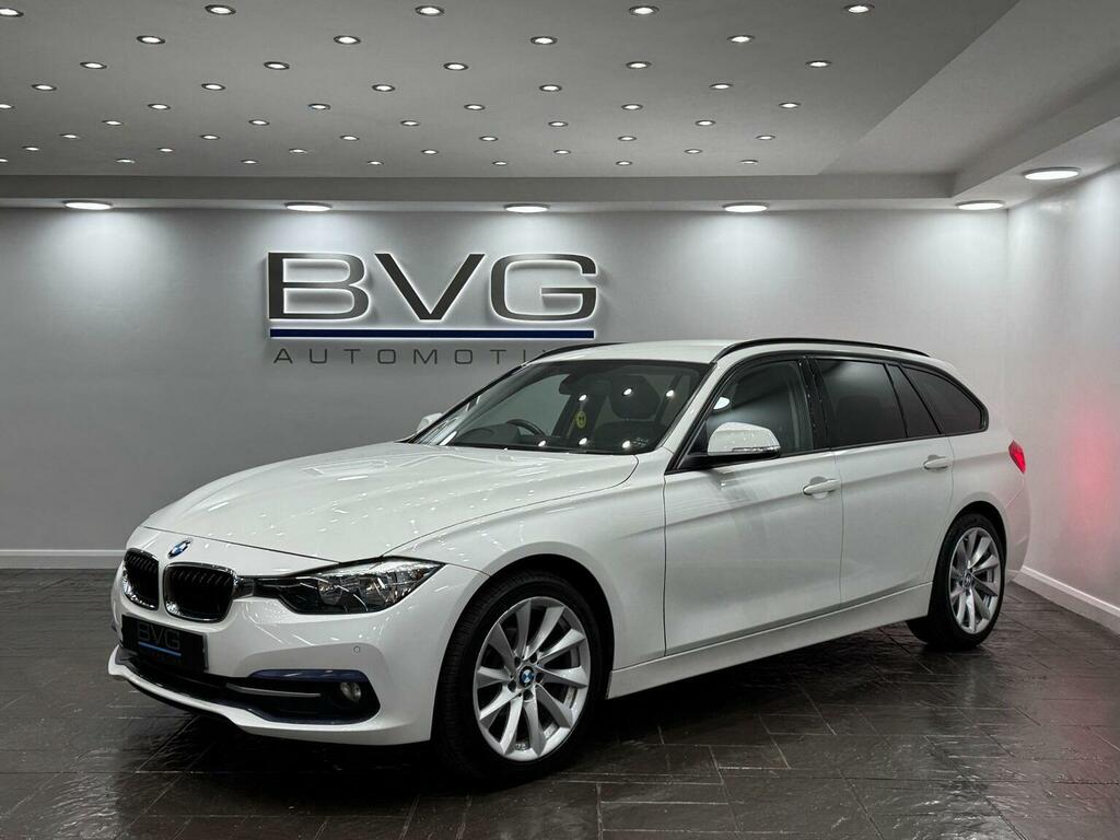 BMW 3 Series 2.0 318D Sport Touring Euro 6 Ss White #2