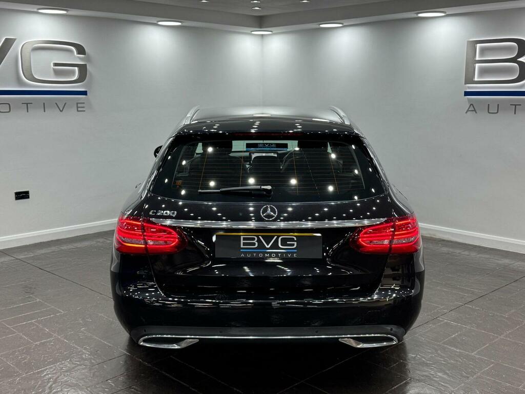 Mercedes-Benz C Class Estate 1.5 C200 Mhev Eq Boost Sport G-tronic Euro DE68HPK Black #6