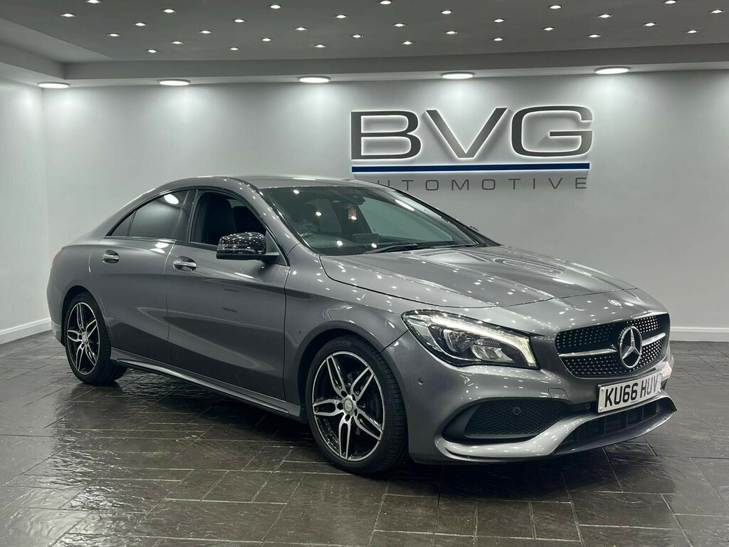 Mercedes-Benz CLA Class Saloon 1.6 Cla180 Amg Line Coupe Euro 6 Ss Grey