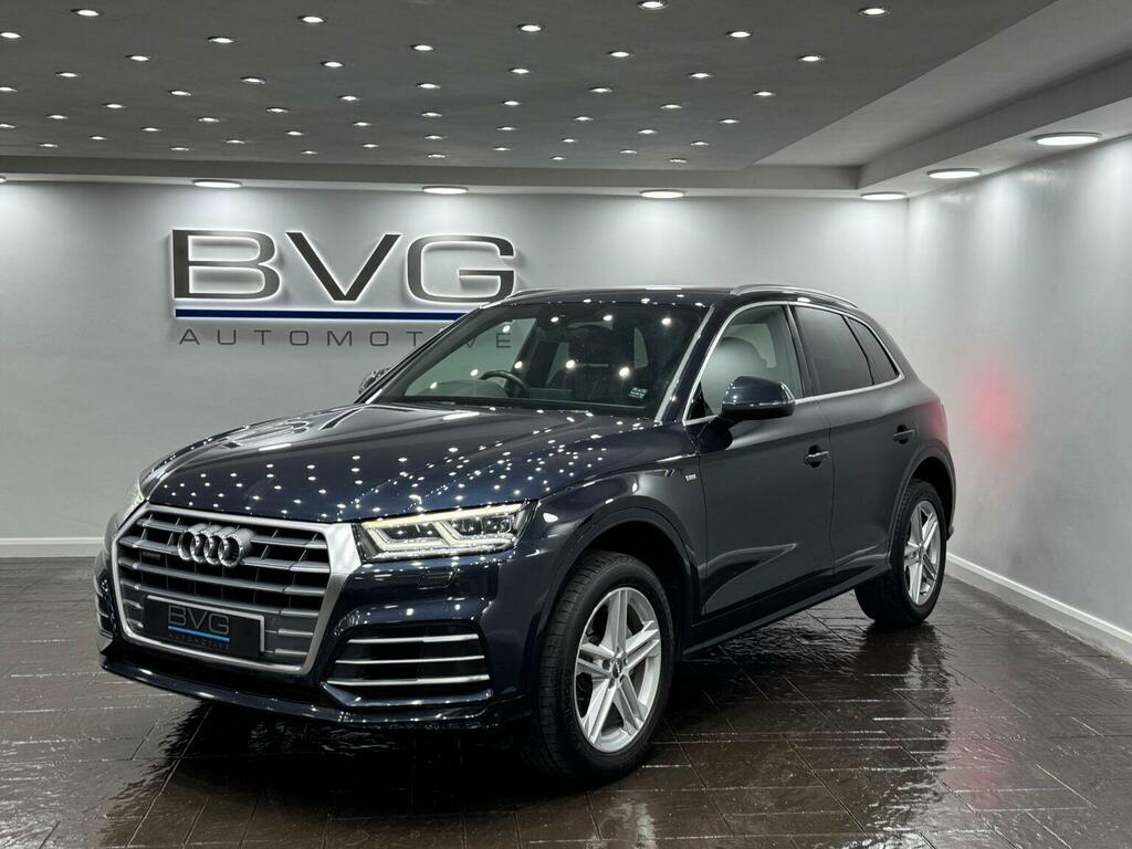 Audi Q5 2.0 Tdi S Line S Tronic Quattro Euro 6 Ss Blue #3
