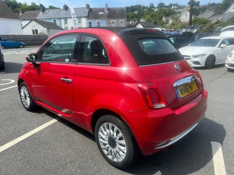 Fiat 500C 1.2 Lounge Red #6