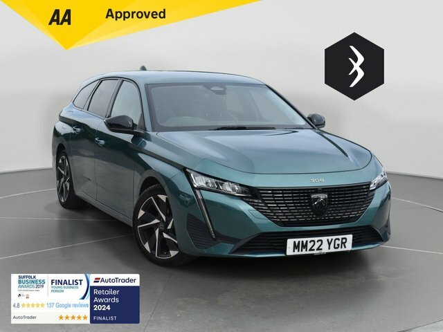 Peugeot 308 SW 1.5 Bluehdi Allure Premium Estate Eat E Blue