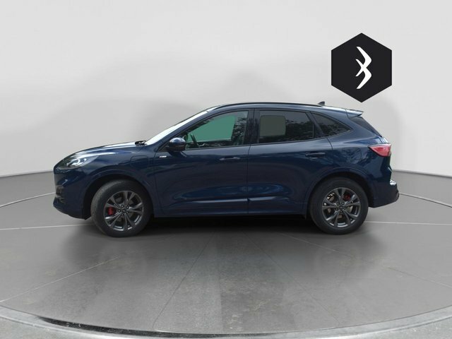 Ford Kuga 2.5 Ecoboost Duratec 14.4Kwh St-line Suv Petro BJ22HND Blue #4