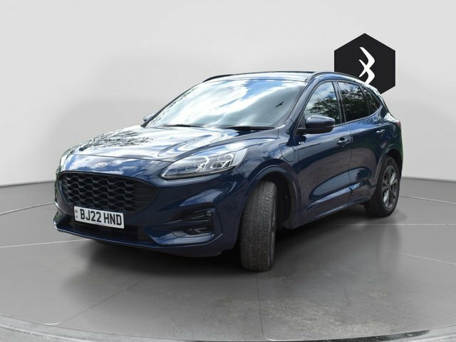 Ford Kuga 2.5 Ecoboost Duratec 14.4Kwh St-line Suv Petro BJ22HND Blue #3
