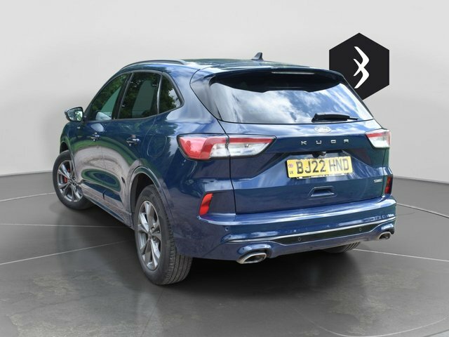 Ford Kuga 2.5 Ecoboost Duratec 14.4Kwh St-line Suv Petro BJ22HND Blue #5