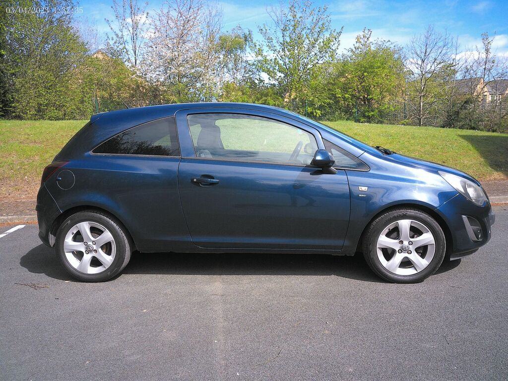 Vauxhall Corsa 1.2I Ecoflex 16V Sxi Hatchback E DU62VMH Blue #3