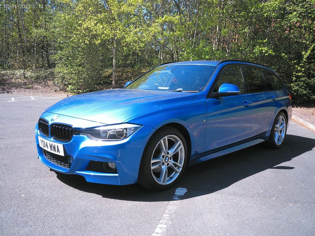 BMW 3 Series 2.0 320D M Sport Touring Euro 5 S YD14WWA Blue #5