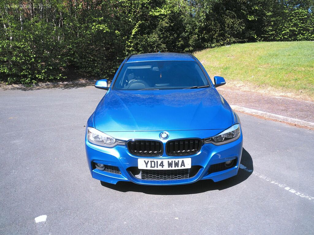 BMW 3 Series 2.0 320D M Sport Touring Euro 5 S YD14WWA Blue #3