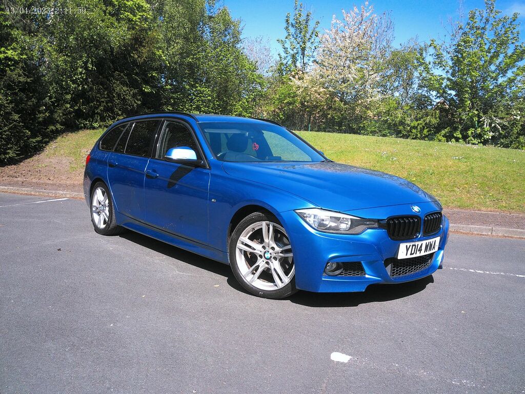 BMW 3 Series 2.0 320D M Sport Touring Euro 5 S YD14WWA Blue #2