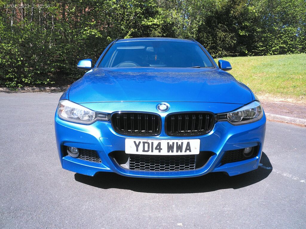 BMW 3 Series 2.0 320D M Sport Touring Euro 5 S YD14WWA Blue #4