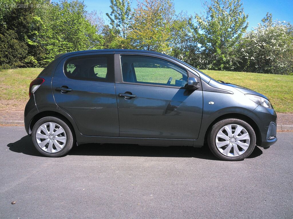 Peugeot 108 1.0 Vti Active Hatchback Euro 5 YD64BEJ Grey #2