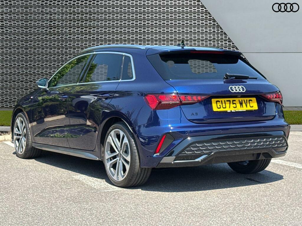 Audi A3 S Line Tfsi 150 Ps S Tronic GU75WVC Blue #2