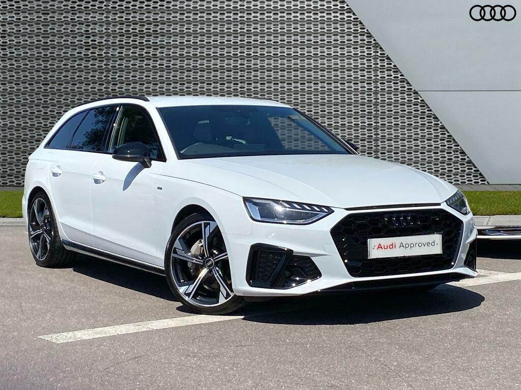 Audi A4 Avant Avant Black Edition 40 Tfsi 204 Ps S Tronic White