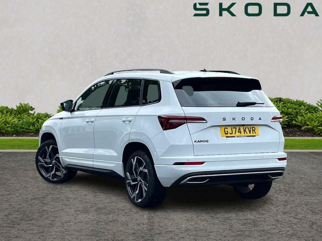 Skoda Karoq 1.5 Tsi Sportline Dsg White #2
