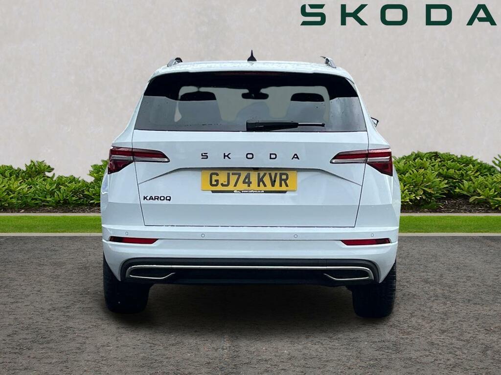 Skoda Karoq 1.5 Tsi Sportline Dsg White #4
