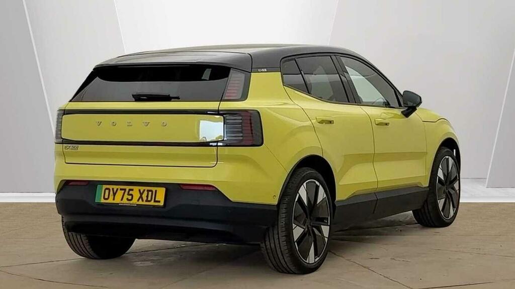 Volvo EX30 Ultra Single Motor Extended Range 293 Mile Ranges OY75XDL Yellow #3