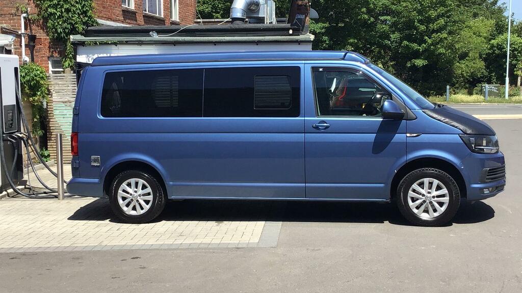 Volkswagen Campervan Transporter Tdi T30 Bluemotion Highline Blue #4