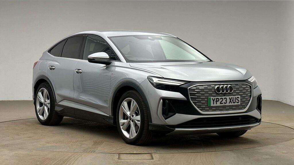 Audi Q4 E Tron 40 S Line Sportback 82Kwh Silver