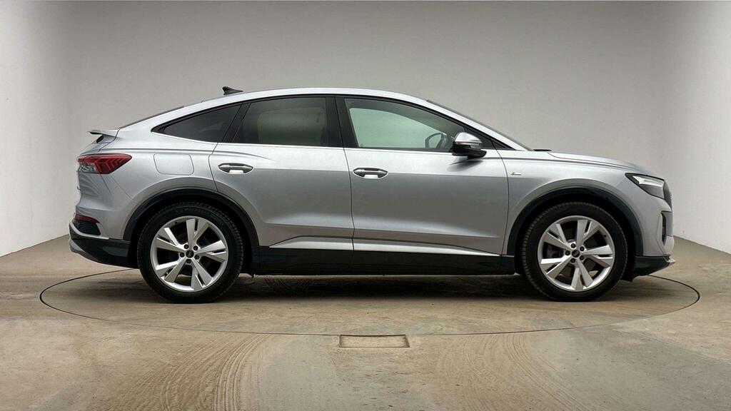 Audi Q4 E Tron 40 S Line Sportback 82Kwh Silver #2