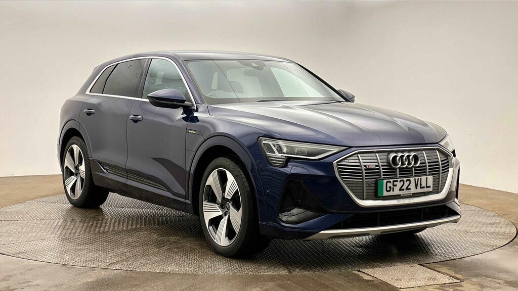 Audi E-tron 55 S Line Quattro 95Kwh 11Kw Charger Blue