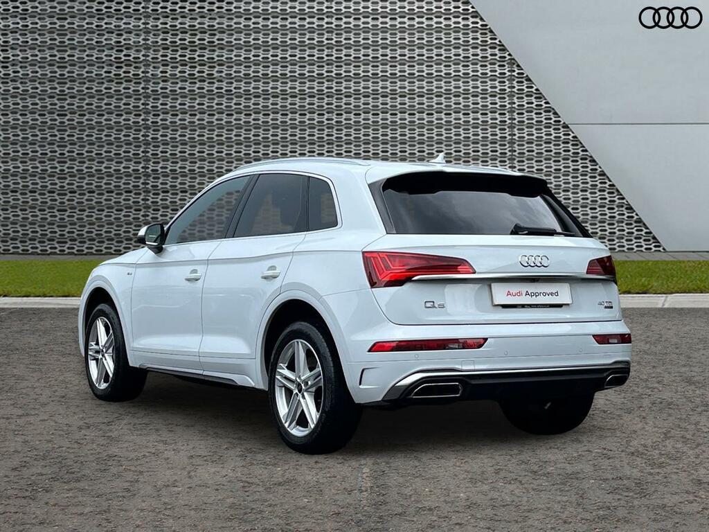 Audi Q5 2.0 Tdi 40 S Line S Tronic Quattro Euro 6 Ss White #2