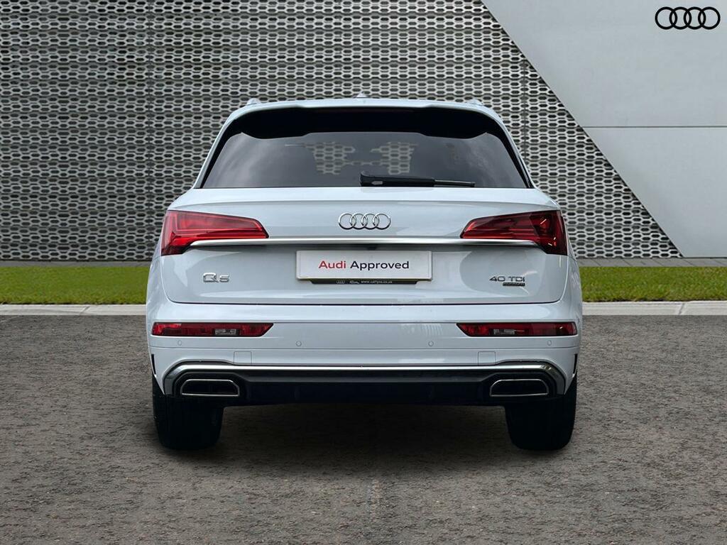 Audi Q5 2.0 Tdi 40 S Line S Tronic Quattro Euro 6 Ss White #4