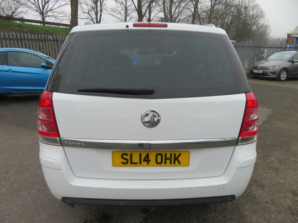Vauxhall Zafira Design SL14OHK White #5