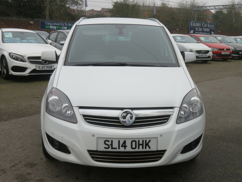 Vauxhall Zafira Design SL14OHK White #2