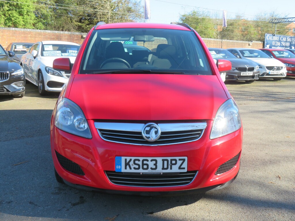 Vauxhall Zafira Exclusiv KS63DPZ Red #2