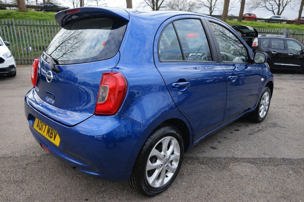 Nissan Micra Acenta Blue #5