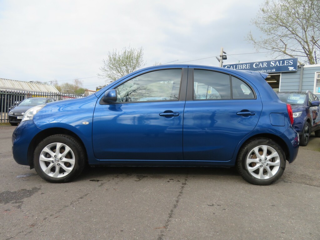 Nissan Micra Acenta Blue #4