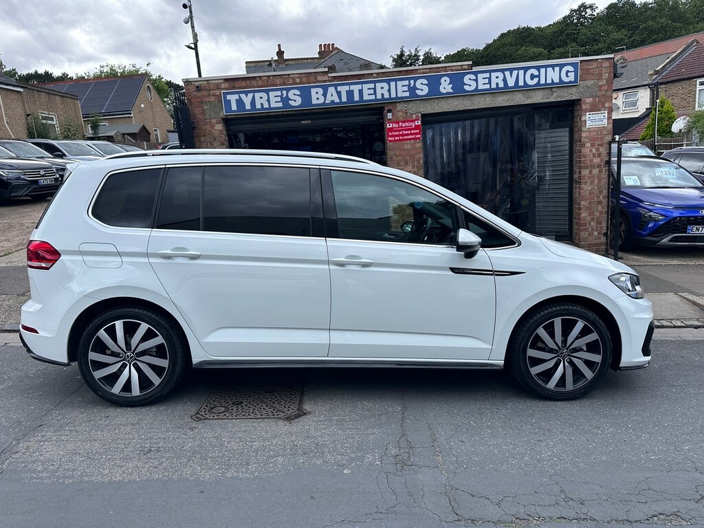 Volkswagen Touran 1.5 Tsi Evo R-line Dsg Euro 6 White #2