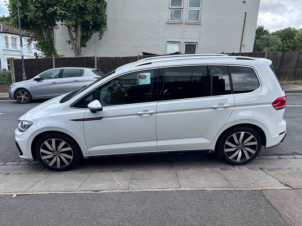 Volkswagen Touran 1.5 Tsi Evo R-line Dsg Euro 6 White #6