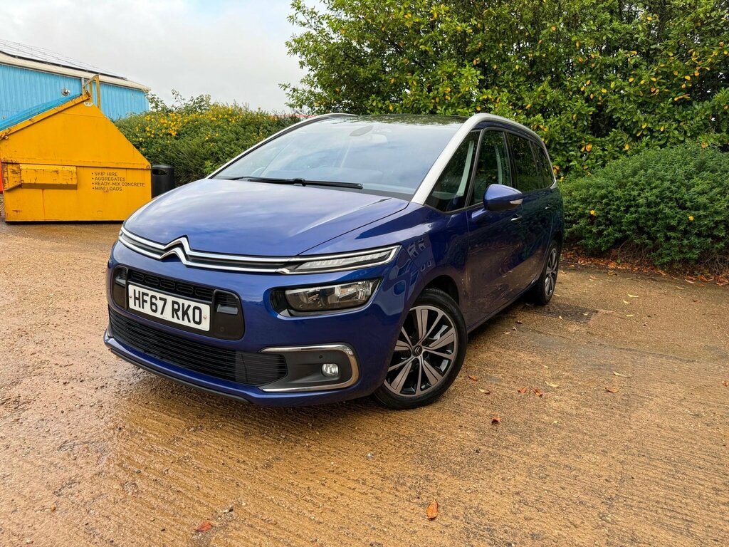 Citroen Grand C4 Picasso 1.6 Bluehdi Flair Eat6 Euro 6 Ss HF67RKO Blue #2