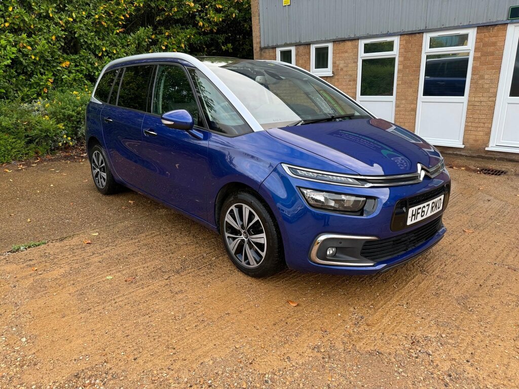 Citroen Grand C4 Picasso 1.6 Bluehdi Flair Eat6 Euro 6 Ss HF67RKO Blue #4